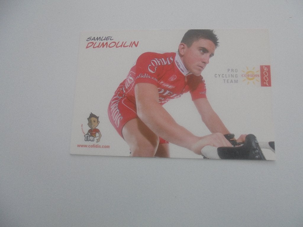 wielrenner- samuel dumoulin, Envoi, 1980 à nos jours, Comme neuf, Photo