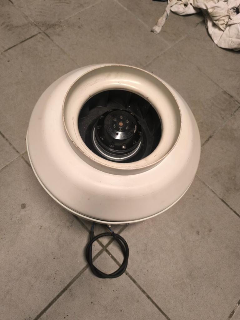 buisventilator, Ophalen