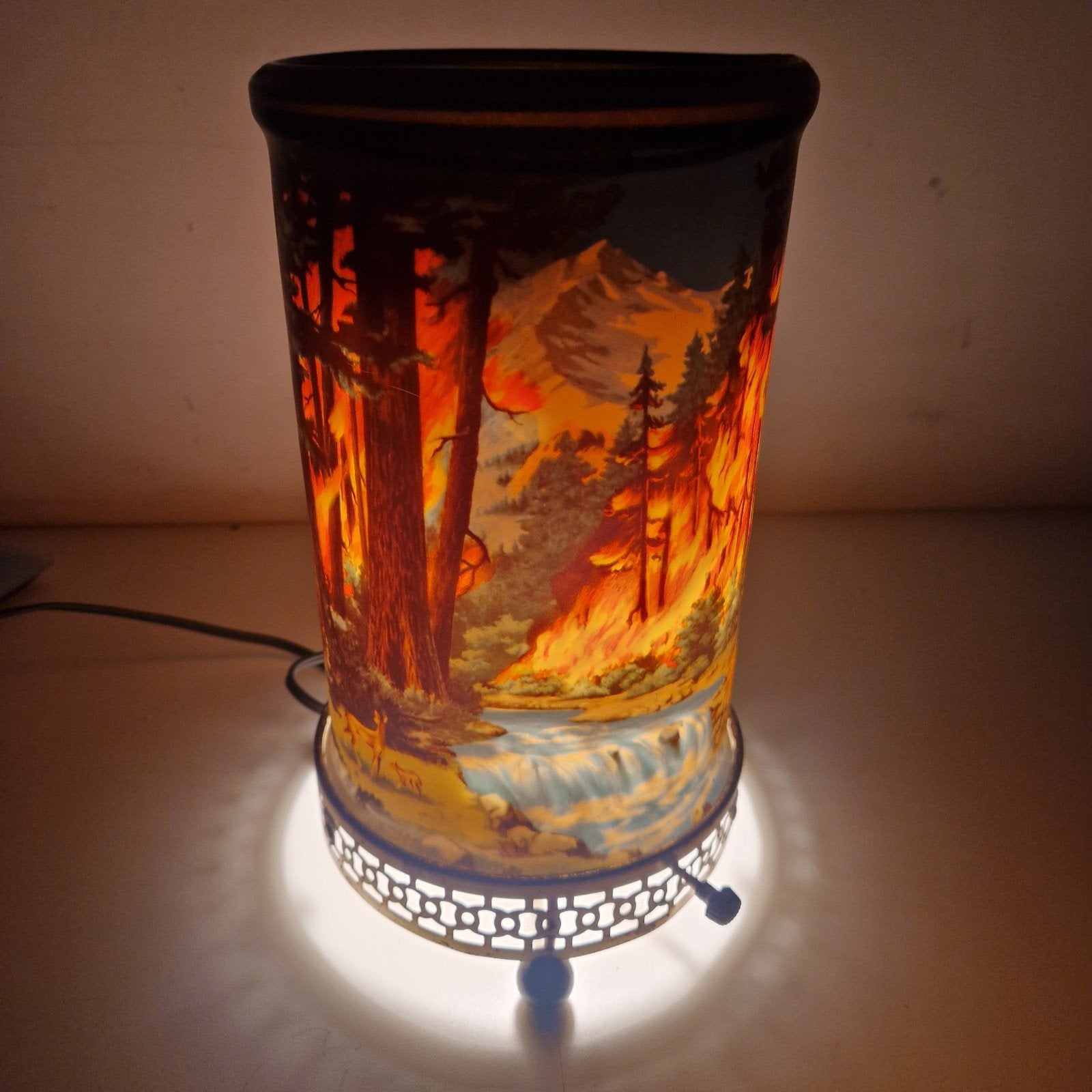 Zeldzame vintage 761-ovale Econolite bewegingslamp uit 1955, Antiek en Kunst, Ophalen of Verzenden