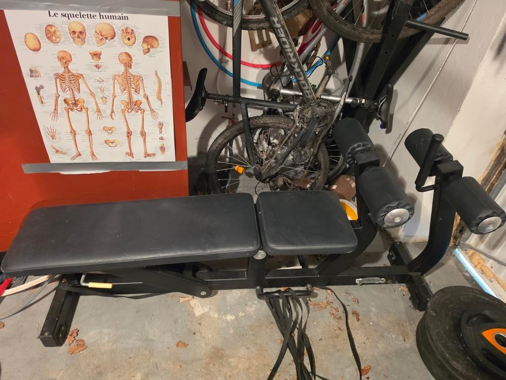 Banc technogym inclinable 15 ,-5 ,-20, Enlèvement