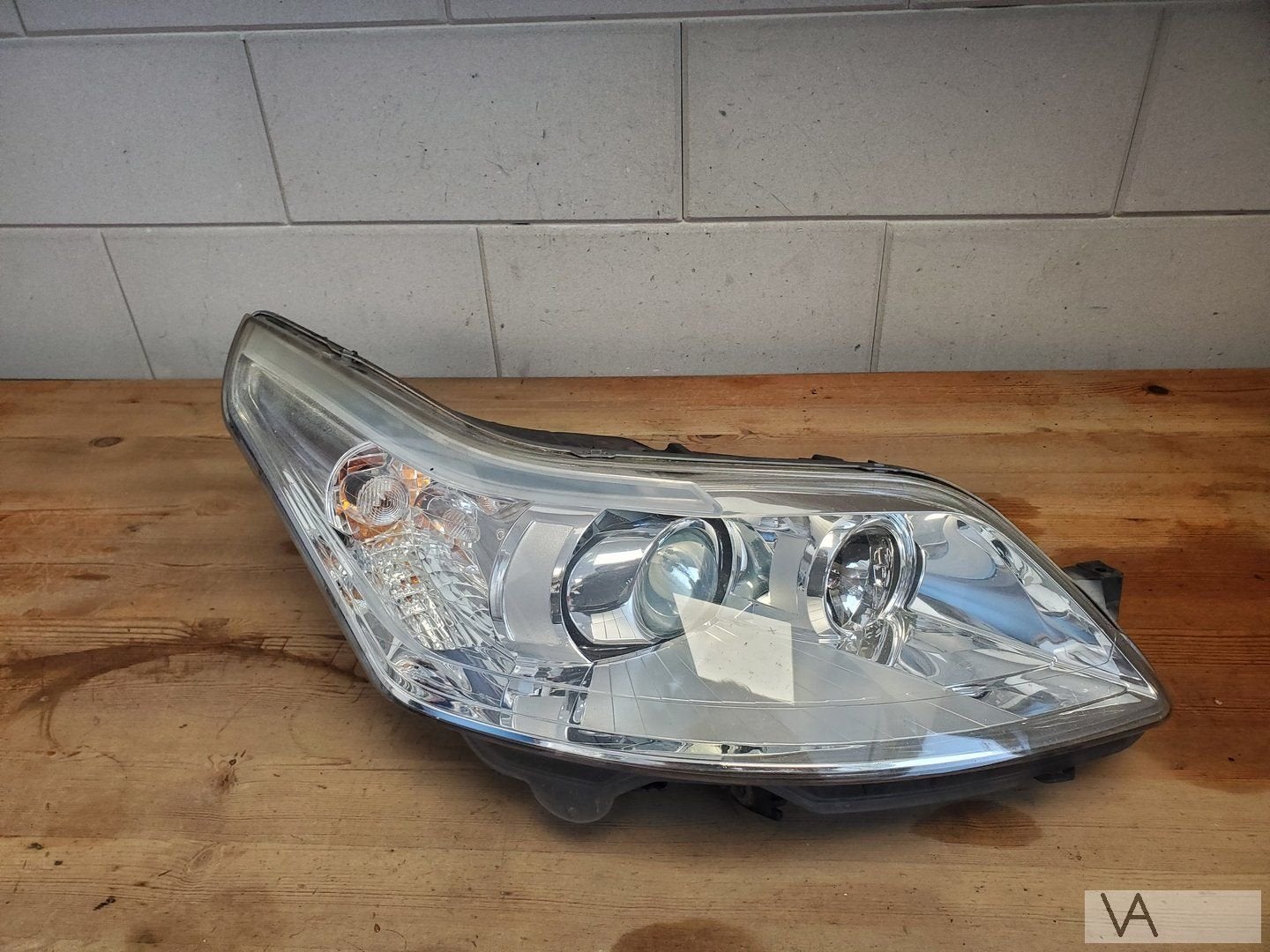 Citroen C4 2004 - 2010 koplamp rechts XENON 9680687180 €150, Gebruikt, -, Ophalen of Verzenden, -