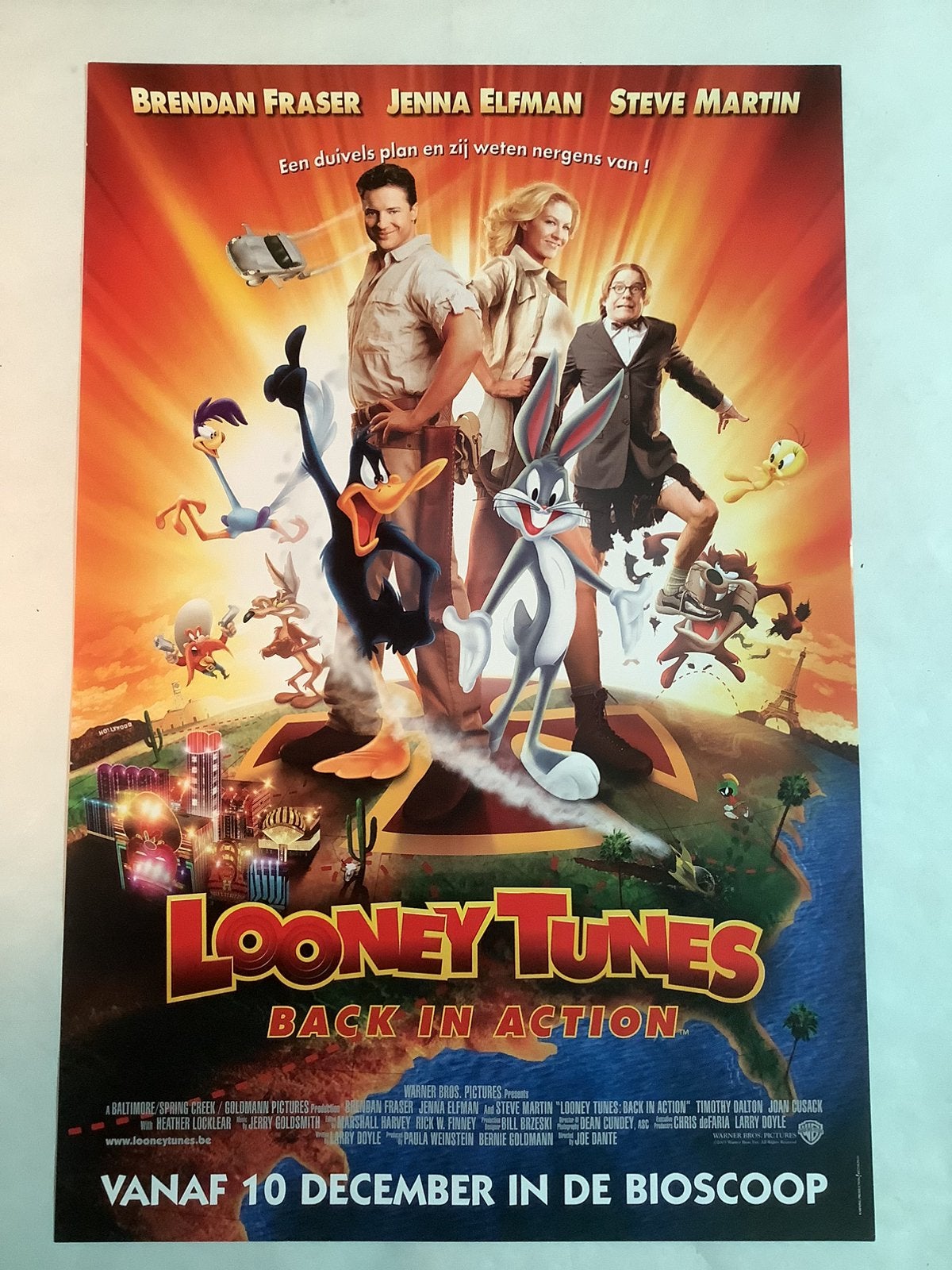 LOONEY TUNES   Filmposter    40-60 cm, Verzamelen, Ophalen, Zo goed als nieuw