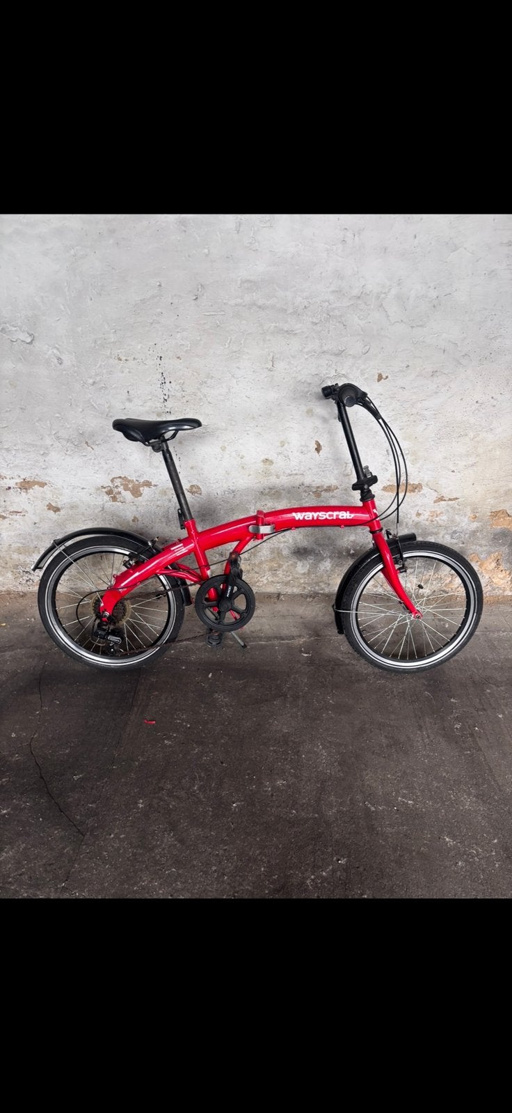 Plooifiets wayscral, Fietsen en Brommers, Fietsen | Vouwfietsen, Ophalen, Zo goed als nieuw, Versnellingen