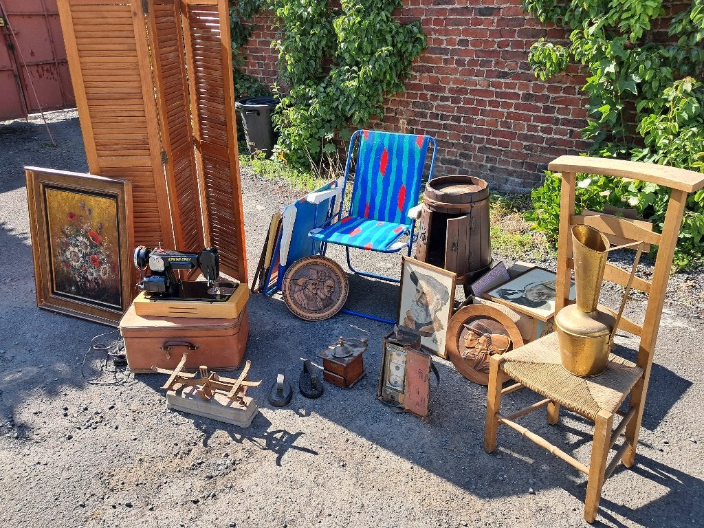 lot pour brocante, Ophalen, Gebruikt, Hout, Brocante
