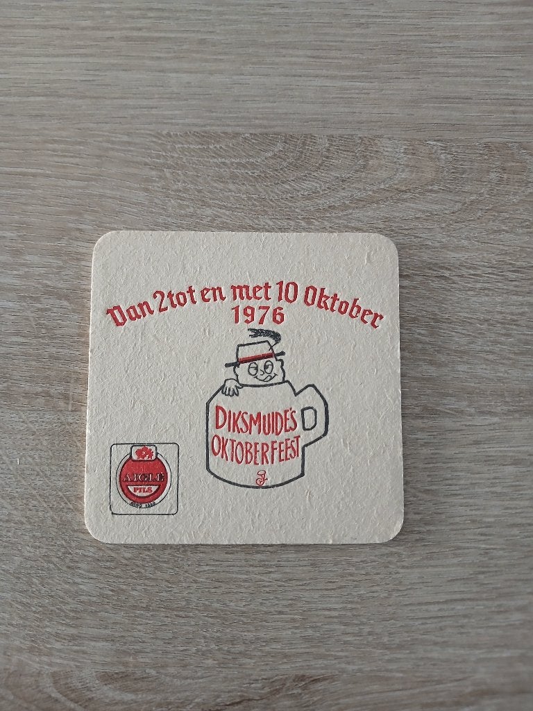 oud bierviltje, Verzamelen, Ophalen of Verzenden, Zo goed als nieuw, Viltje(s), Overige merken
