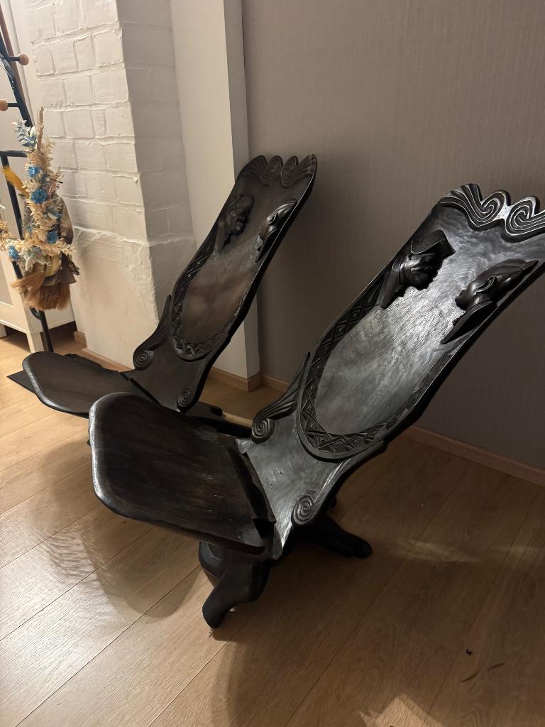 afrikaanse stoelen, Antiek en Kunst, Ophalen