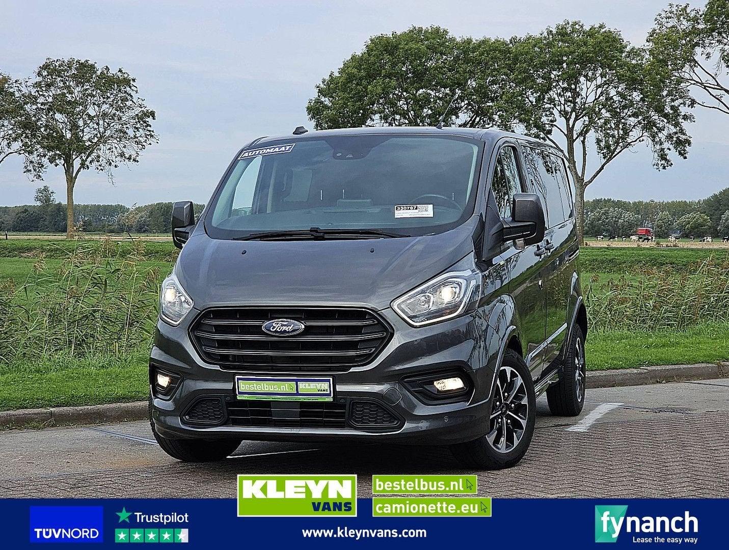 Ford TRANSIT CUSTOM 2.0 L1H1 SPORT Dubbele Cabine 185Pk Auto, Auto's, Automaat, Bedrijf, Diesel, Ford