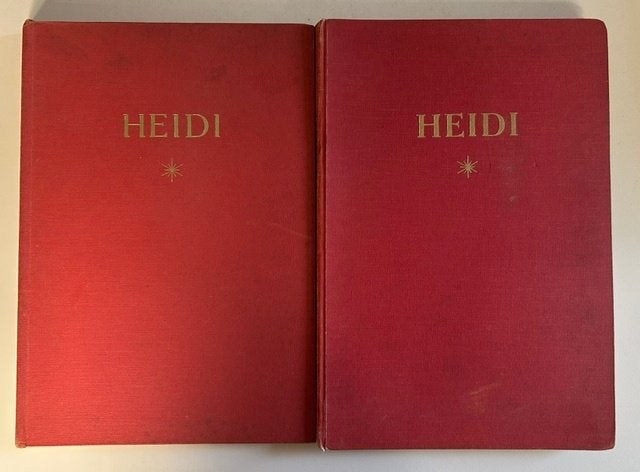 LOT ARTIS - HEIDI 1 en 2 Nederlands PLAKBOEKEN, Boeken, Gelezen, België, Ophalen of Verzenden, Johanna Spyri