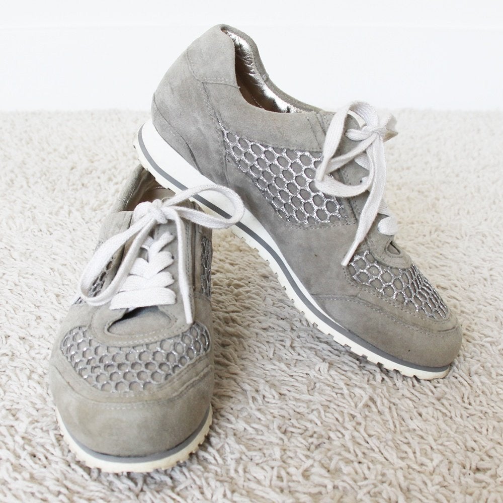 Magnifiques baskets Hassia en daim (taille 37) - s15 €65, -, Hassia, Gris, Sneakers et Baskets, Comme neuf