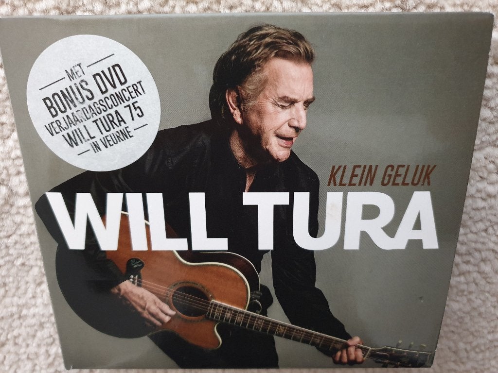 Will Tura: Klein Geluk - cd + dvd, Cd's en Dvd's, Ophalen of Verzenden, Zo goed als nieuw