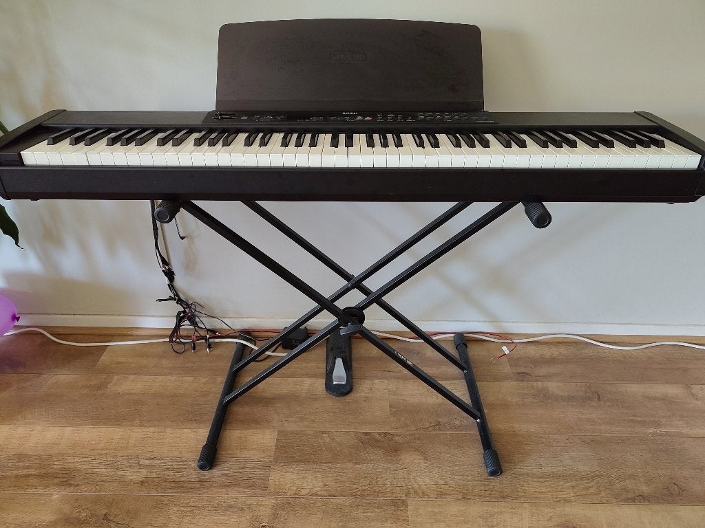 YAMAHA P-80 elektronisch piano met 88 toetsen, zwart, Muziek en Instrumenten, Keyboards, Ophalen, Gebruikt, 88 toetsen, Midi-aansluiting