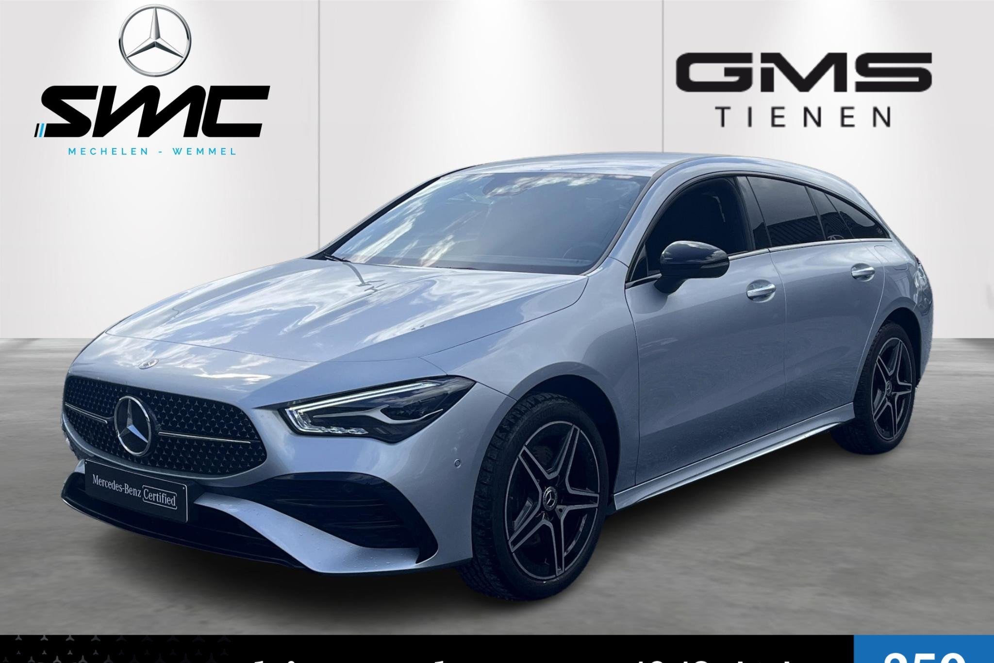 Mercedes-Benz CLA-klasse Shooting Brake CLA 250 e AMG Line N, Auto's, CLA, Stof, Gebruikt, Zwart