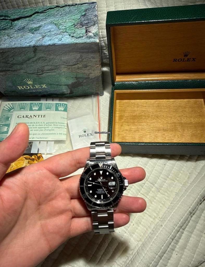 Rolex Sumariner Date 116610 vintage 1996, Handtassen en Accessoires, Horloges | Heren, Ophalen, Zo goed als nieuw, Rolex