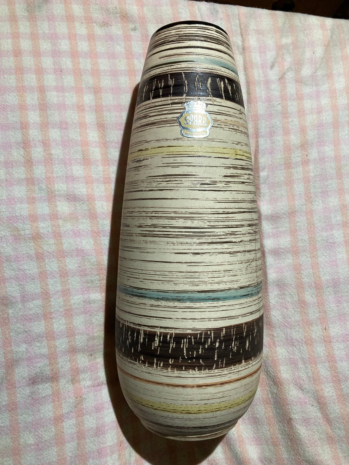 Vase en céramique précieuse, SPARA, Enlèvement