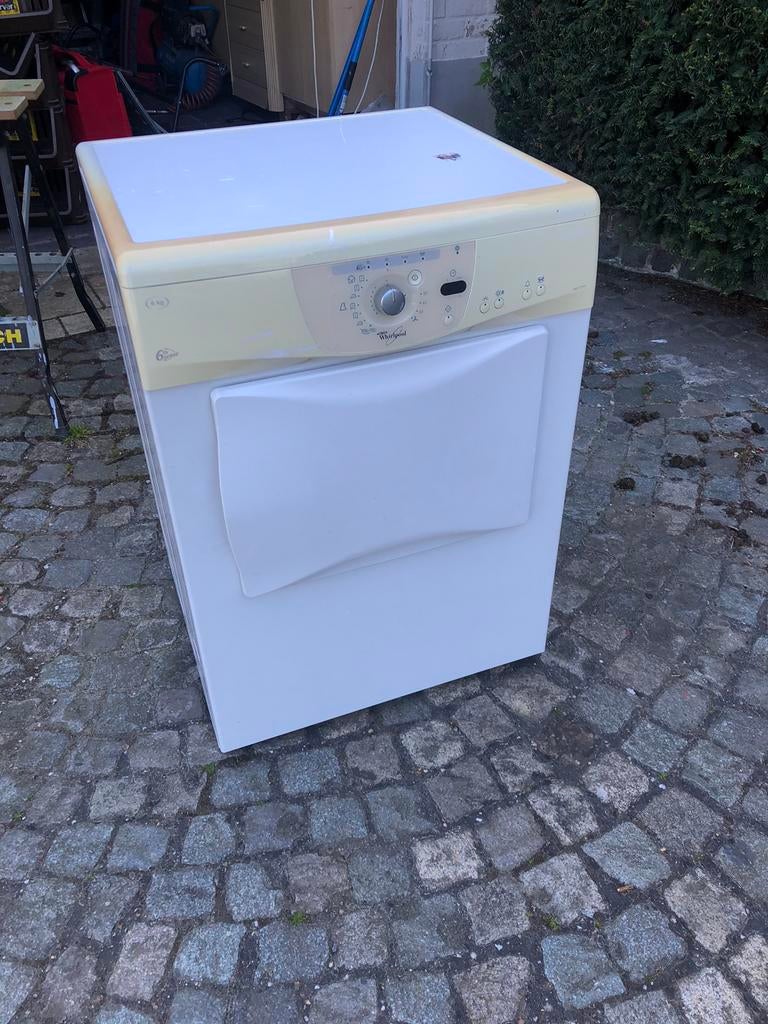 Droogkast Whirlpool, Ophalen, 6 tot 8 kg, Gebruikt, Luchtafvoer