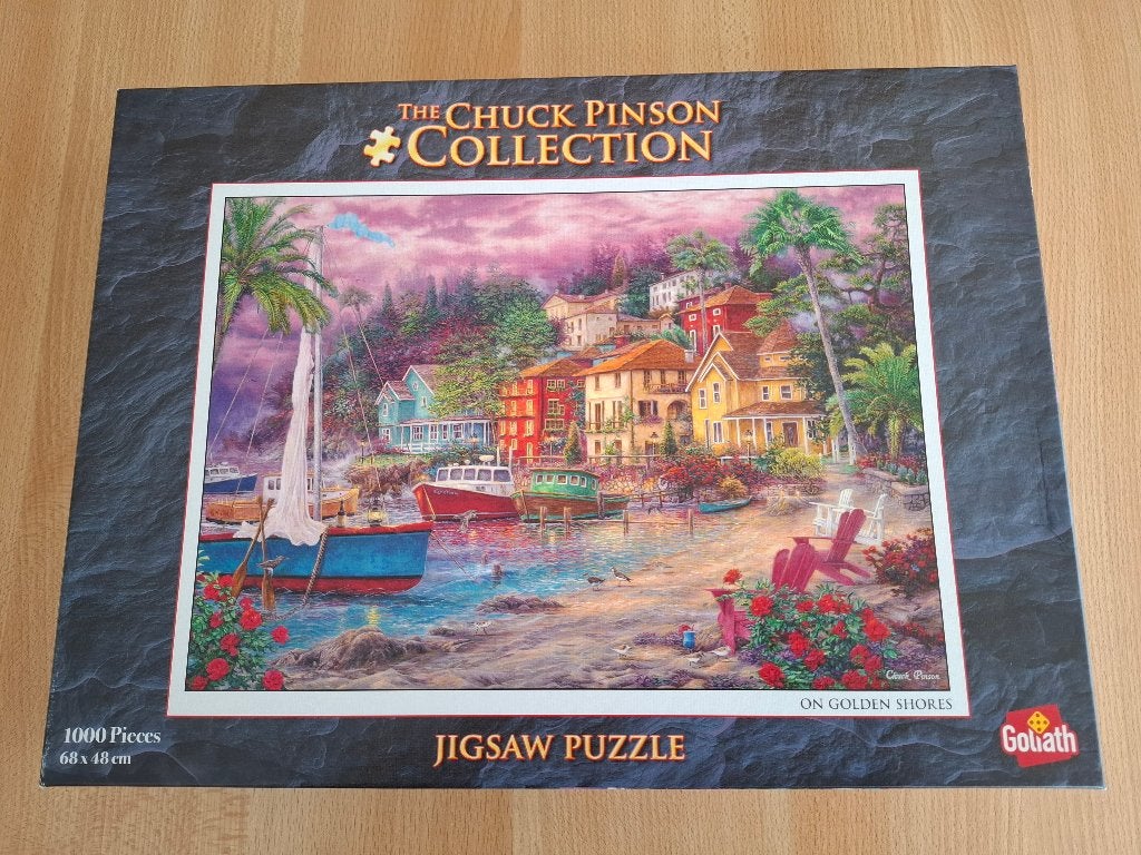 On Golden Shores - Goliath puzzel 1000 stukjes, Ophalen