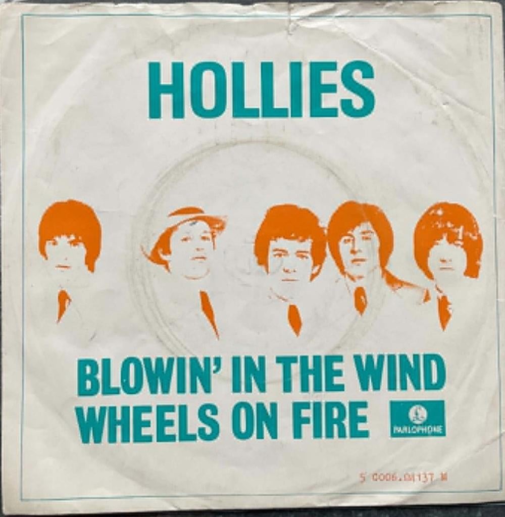 The Hollies "Blowin' In The Wind", Cd's en Dvd's, Vinyl Singles, Gebruikt, Fotohoes, Overige genres, Single