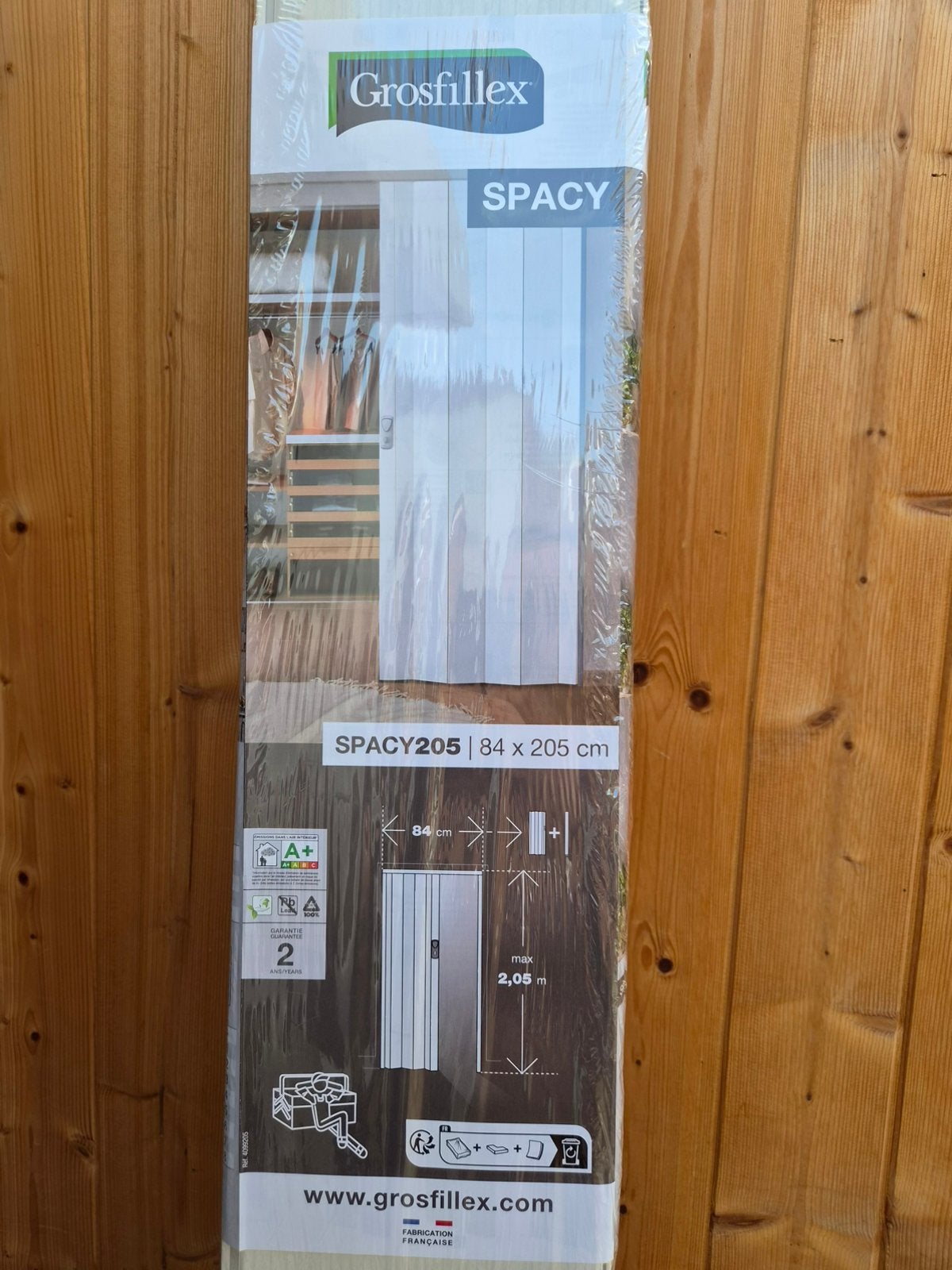 Vouwdeur Grosfillex spacy 205 NIEUW IN VERPAKKING, Doe-het-zelf en Bouw, Ophalen, Kunststof, 80 tot 100 cm, Binnendeur