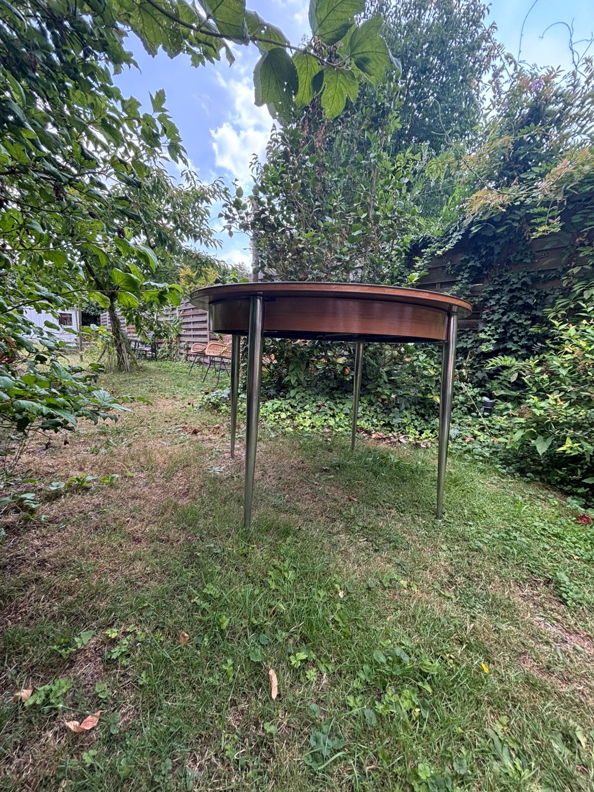 Vintage uitrekbare tafel jaren ‘60, Ophalen, Overige materialen, Gebruikt, Jaren 60 vintage