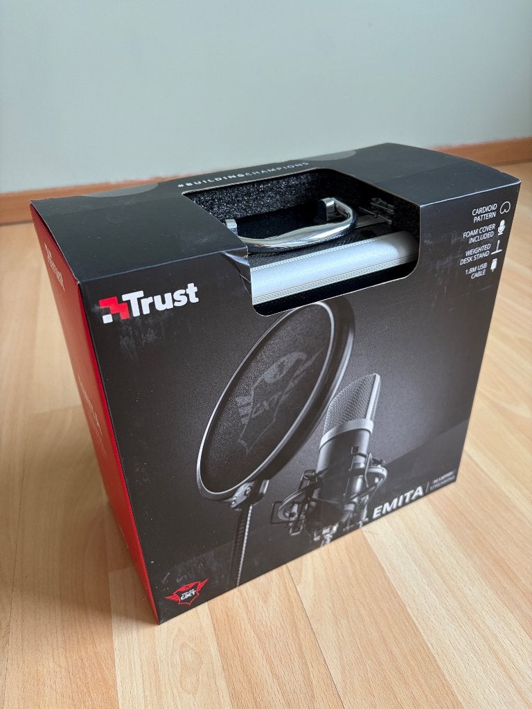 Microfoon podcast Trust Emita gxt 252, Enlèvement, Neuf, Micro studio