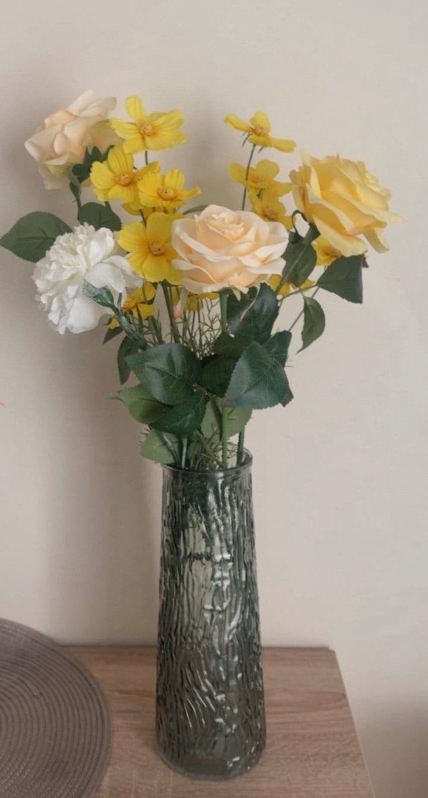 kunstbloemen/vaas/cadeau, Ophalen of Verzenden, Nieuw