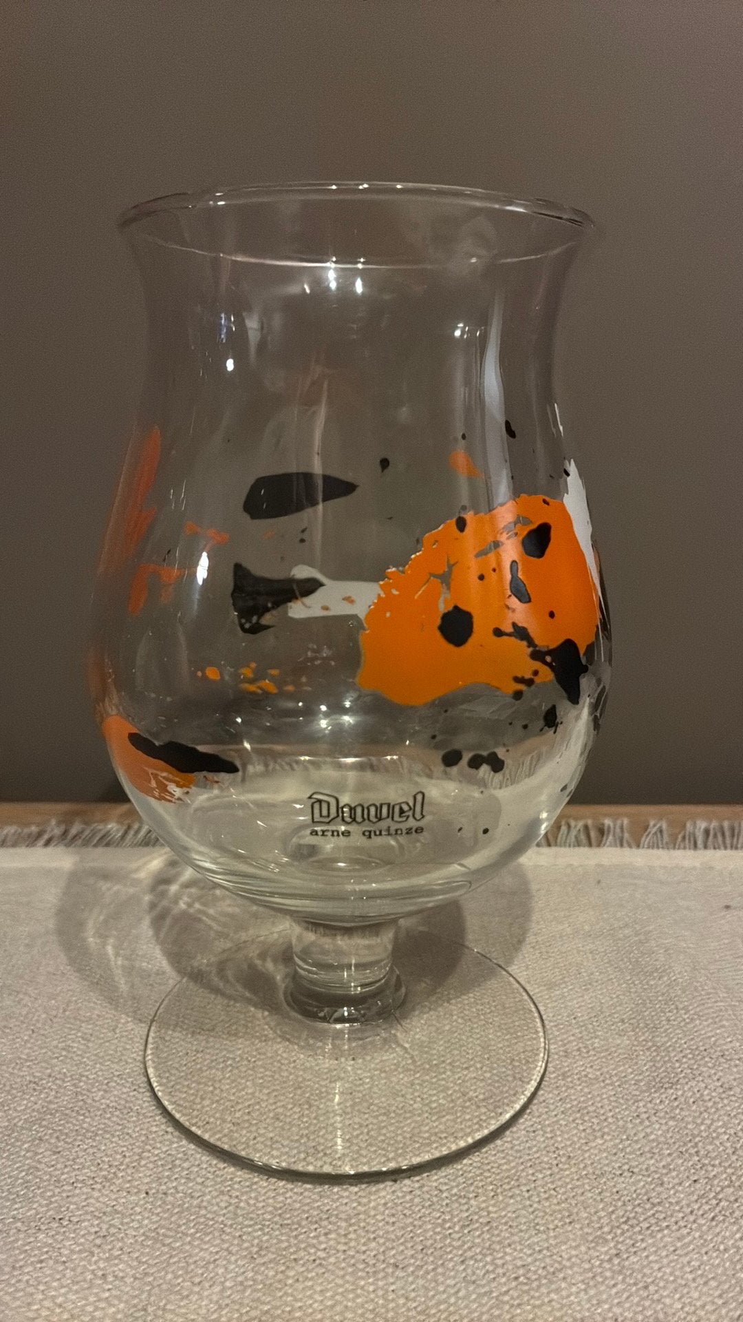 Duvel glas: Arne Quinze, Ophalen of Verzenden, Zo goed als nieuw