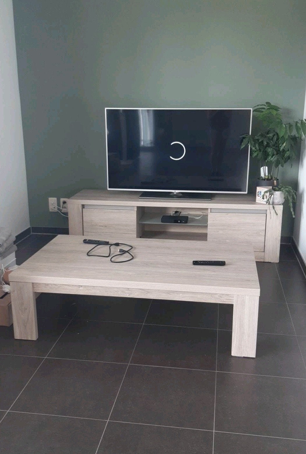 tv-kast + salon tafel, Enlèvement