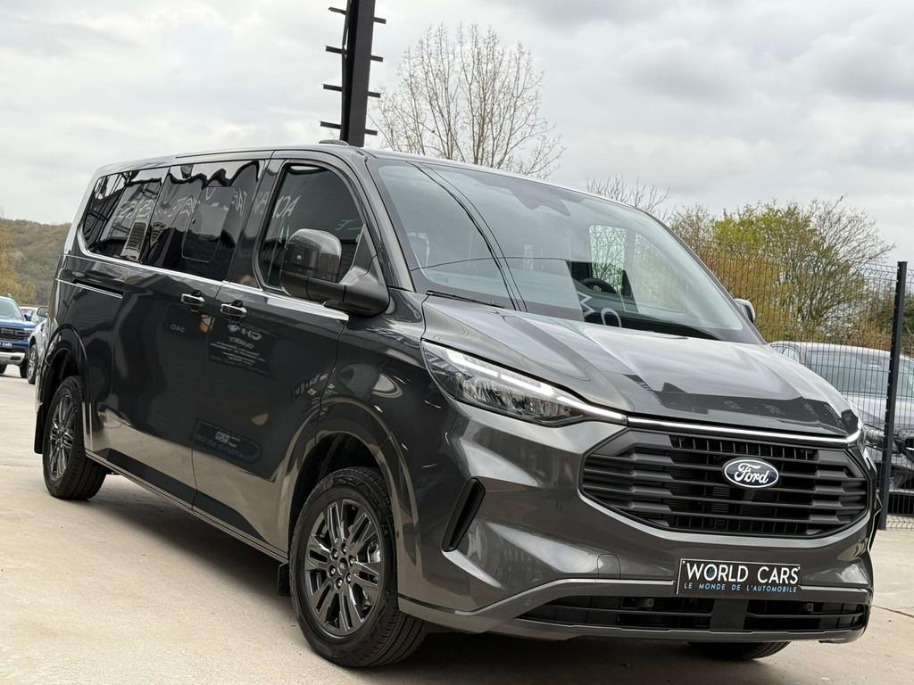 Ford Transit Custom 2.0TDCi L2H1 170CV 8PLACES TVAC*BTWIN FU, Auto's, Stof, Gebruikt, 4 cilinders, Bedrijf