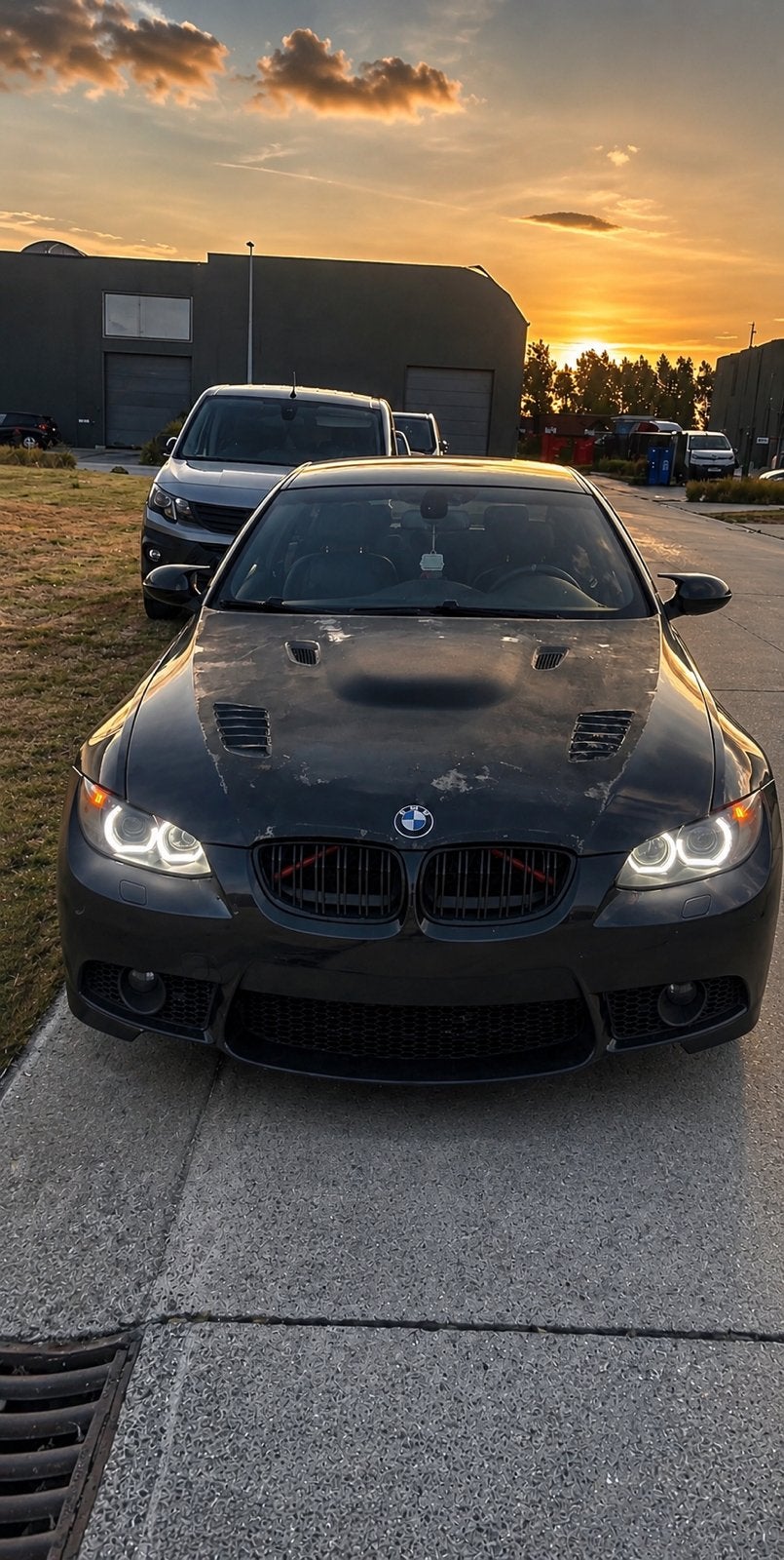 Bmw e92/93 carbon motorkap + frontlip met werk aan, Autos, Particulier, Achat