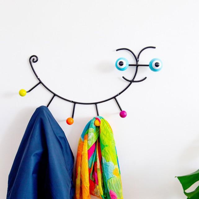 Kapstok Wall hook 60's-Caterpillar Pylones, Maison & Meubles, Enlèvement, Comme neuf, Métal