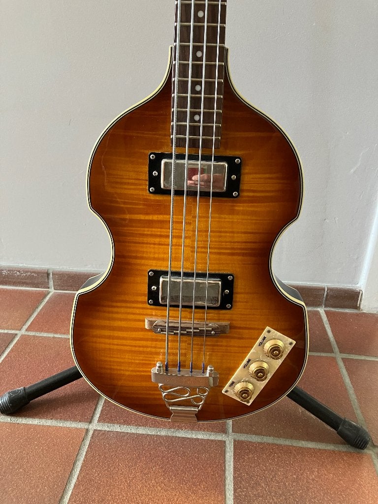 Epiphone altvioolbas vintage sunburst, Muziek en Instrumenten, Snaarinstrumenten | Gitaren | Bas, Ophalen, Zo goed als nieuw