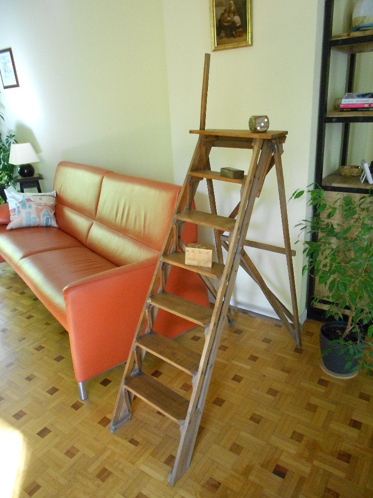 Escabeau / Escabelle / Echelle déco en bois, Enlèvement