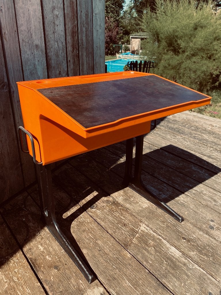 Vintage kinderbureau Luigi Colani voor Flötotto, Antiek en Kunst, Antiek | Meubels | Tafels, Ophalen