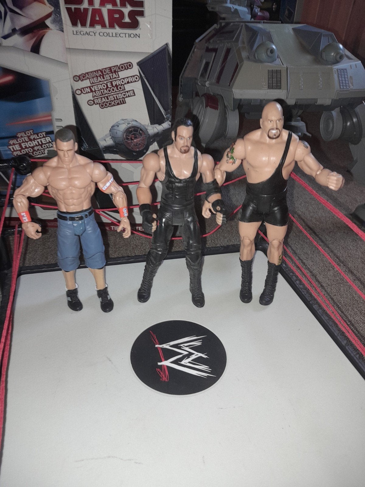 WWE arena+actiefiguren, Ophalen, Zo goed als nieuw
