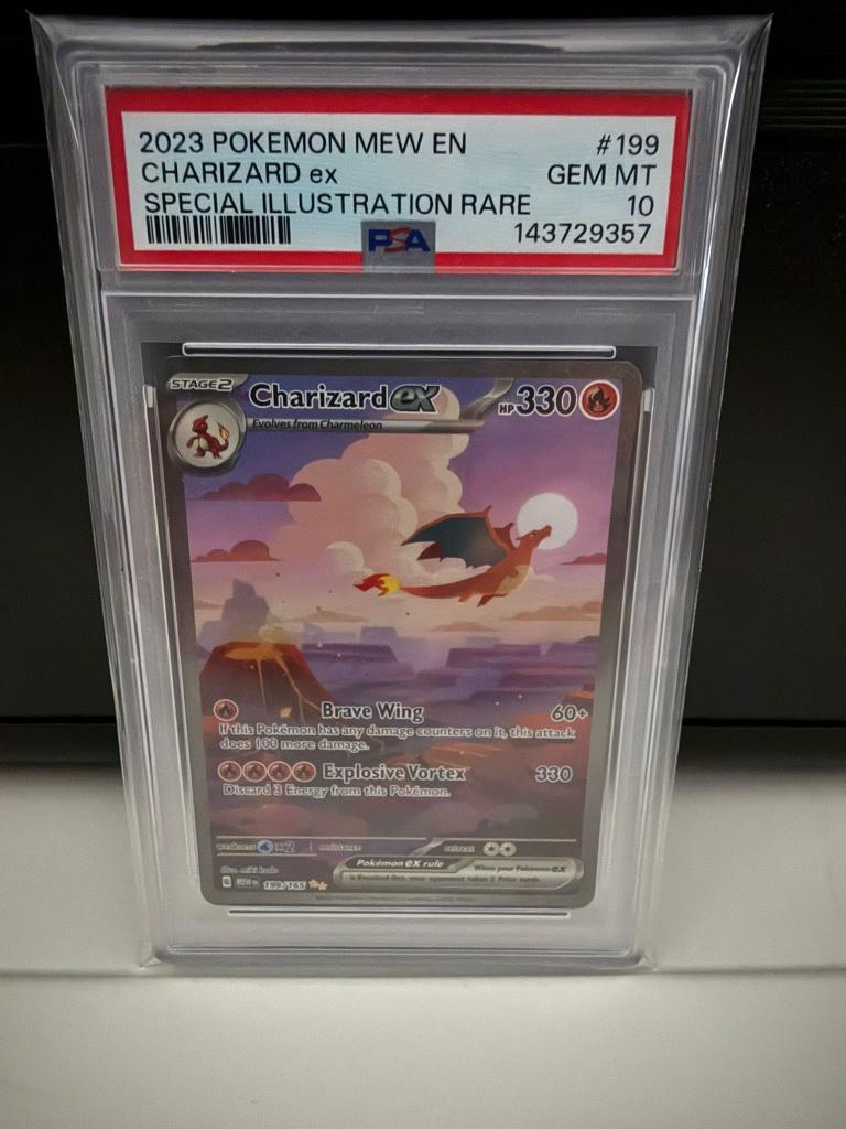 Charizard EX 151 199 PSA 10, Ophalen, Nieuw