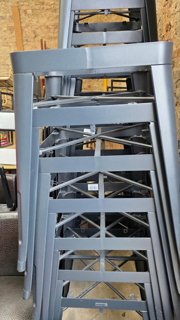 Barkrukken grote keus terras stapelbaar binnen cafe horeca, Ophalen of Verzenden