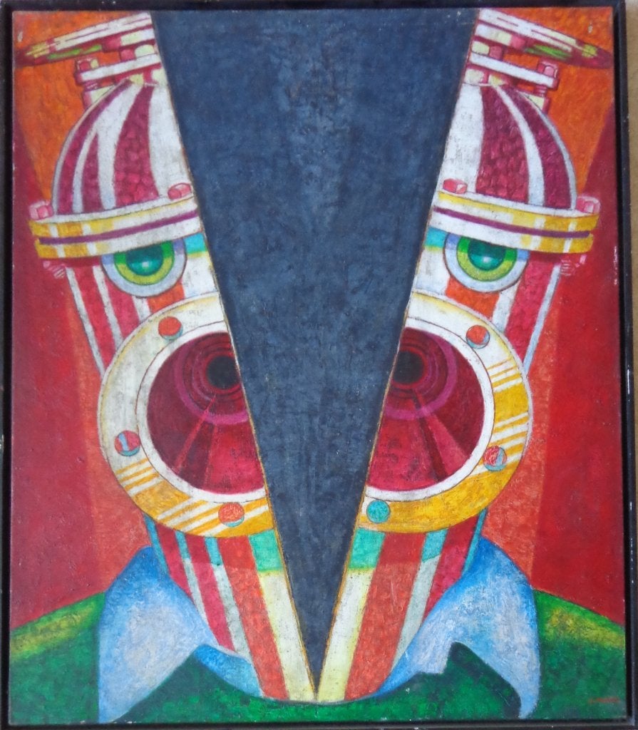 JOAN MARTI / COIN DU SILENCE / OLIEVERF / 104x89cm / KADER, Enlèvement, Signé, Peinture à l'huile