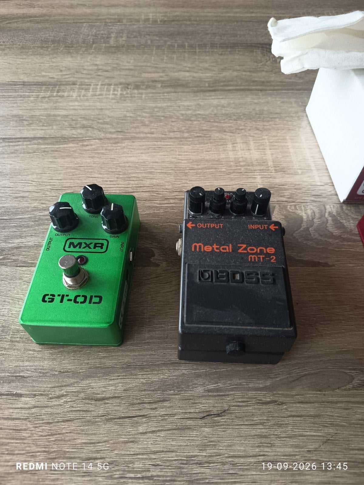 MXR GT OD Boss Metal Zone, Musique & Instruments, Enlèvement ou Envoi, Utilisé, Distortion, Overdrive ou Fuzz