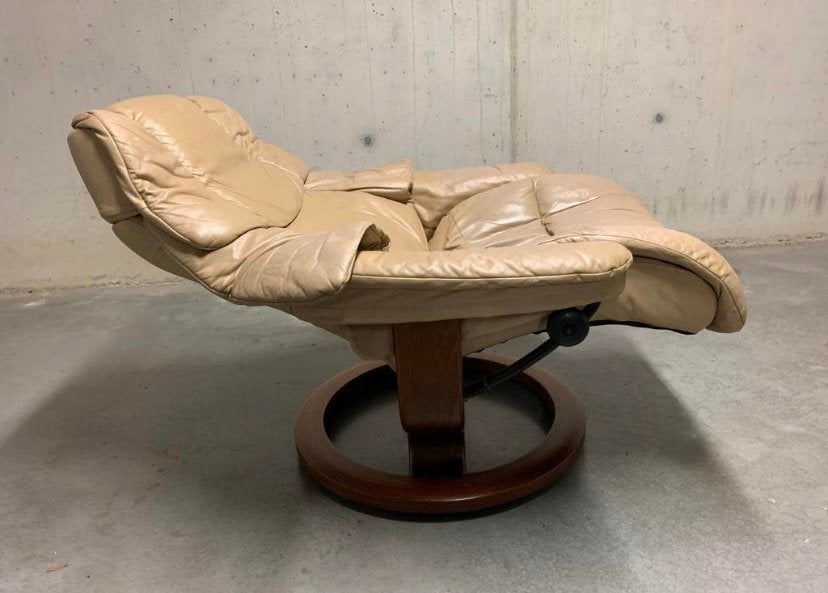Stressless Ekornes relaxzetel relaxfauteuil Noors design, Ophalen, Hout, Relax - Noors design - tijdloos - klassiek - fauteuil - zetel