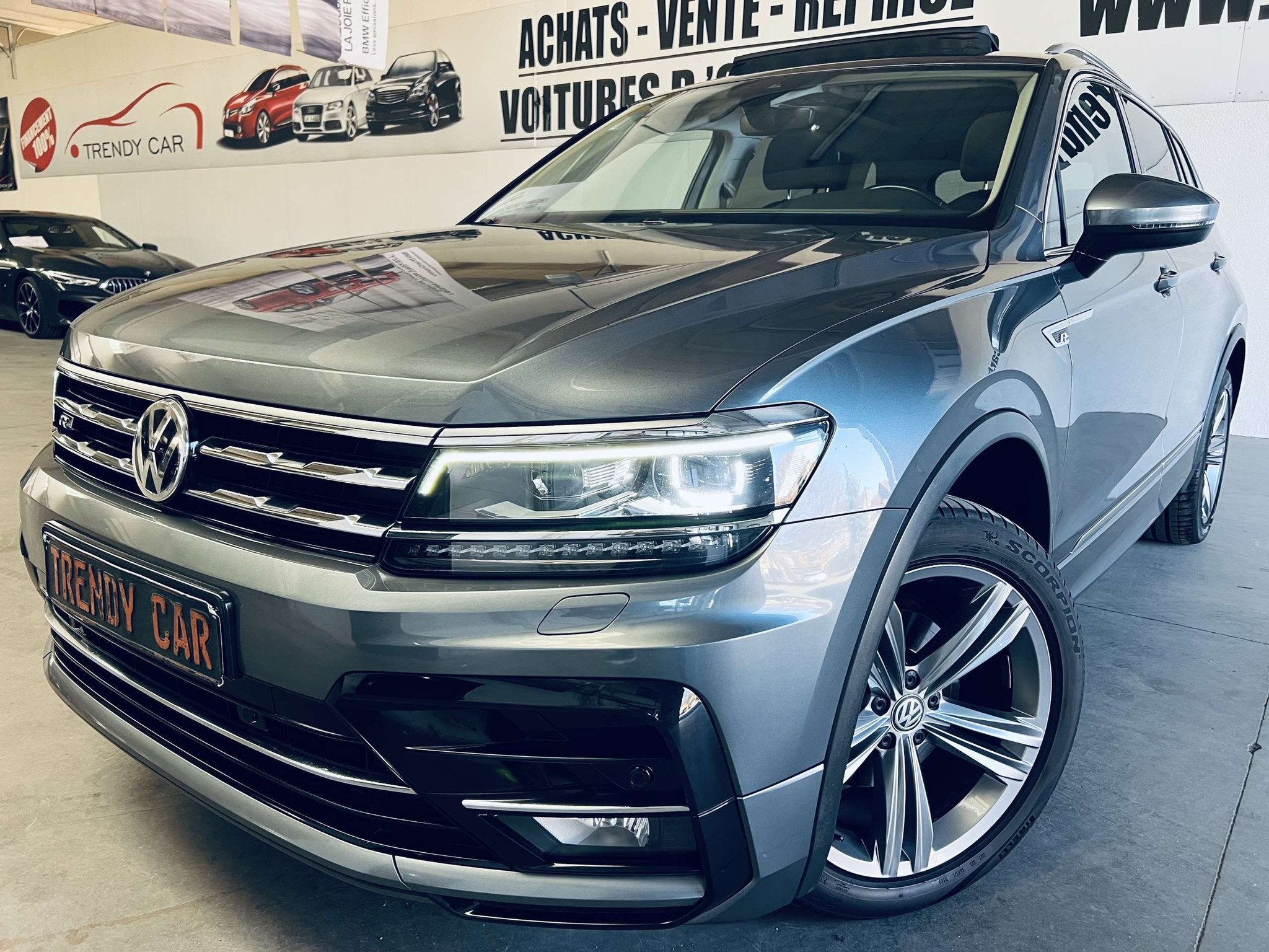 Volkswagen Tiguan Allspace 1.5 TSI Highline R-Line DSG+TVA+N, Auto's, 4 cilinders, Alcantara, https://public.car-pass.be/vhr/88121b33-d4ee-46f4-b2f2-af687f3ac964
