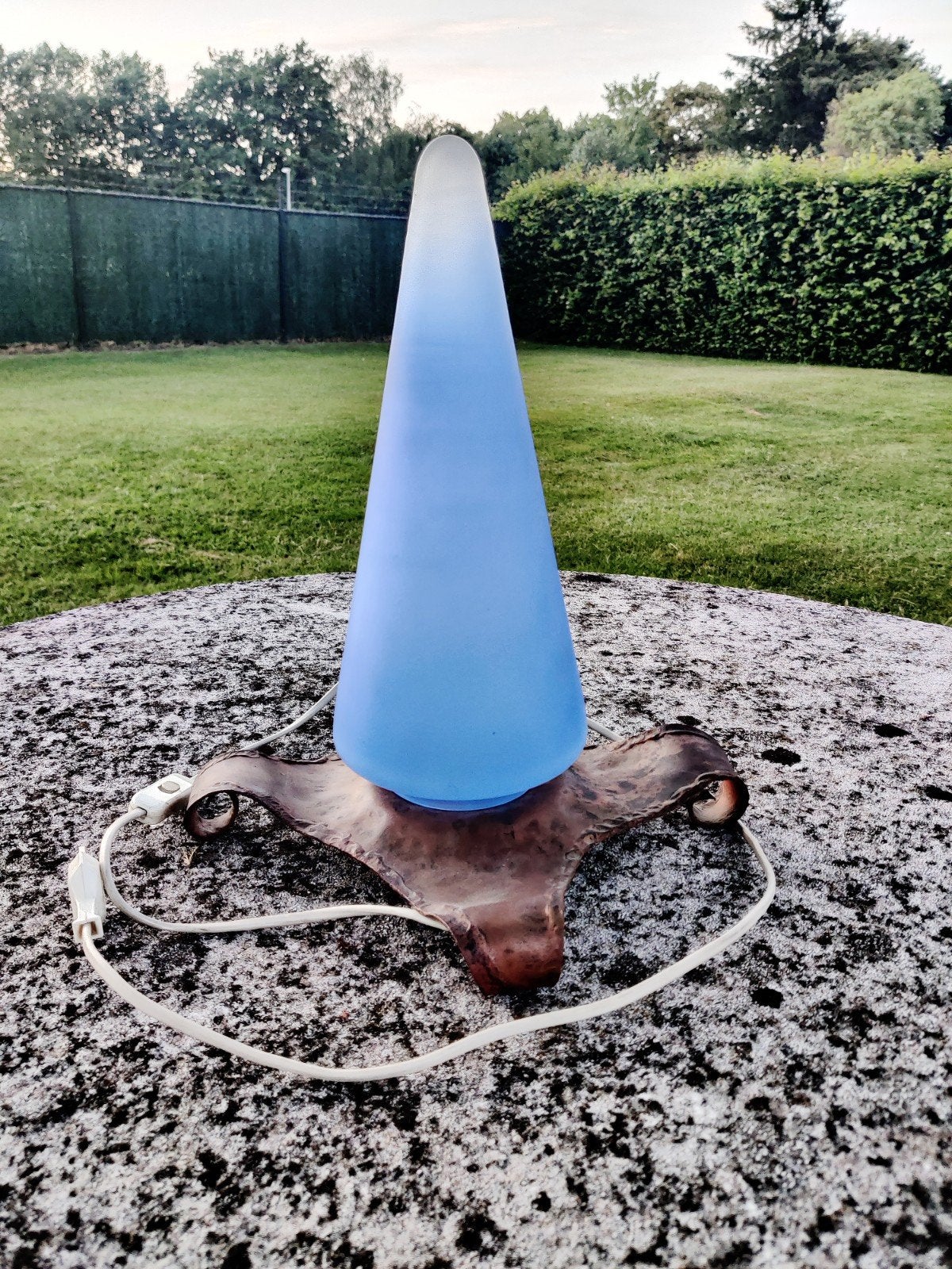 Lampe de table vintage Teepee, Enlèvement
