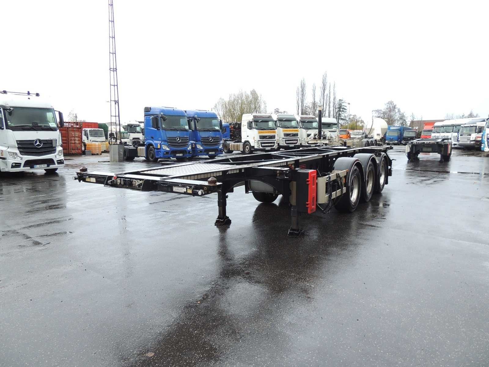 VAN HOOL - 2016 - CHÂSSIS CONTAINERS 20'-30' ADR - Semi-rem, Achat, Entreprise, Autres carburants, Remorques et Semi-remorques