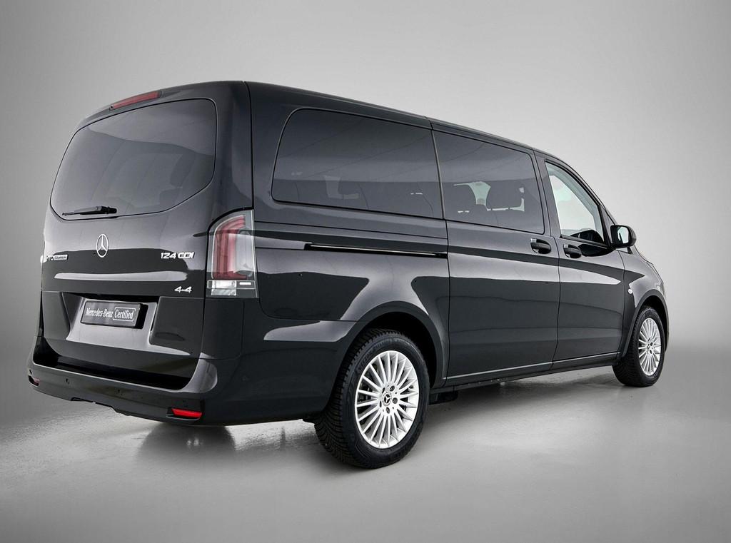 Mercedes-Benz Vito Tourer 124 4MATIC L2 9 Zitplaatsen | Dist, Entreprise, 2000 kg, Entretenue par le concessionnaire, Noir