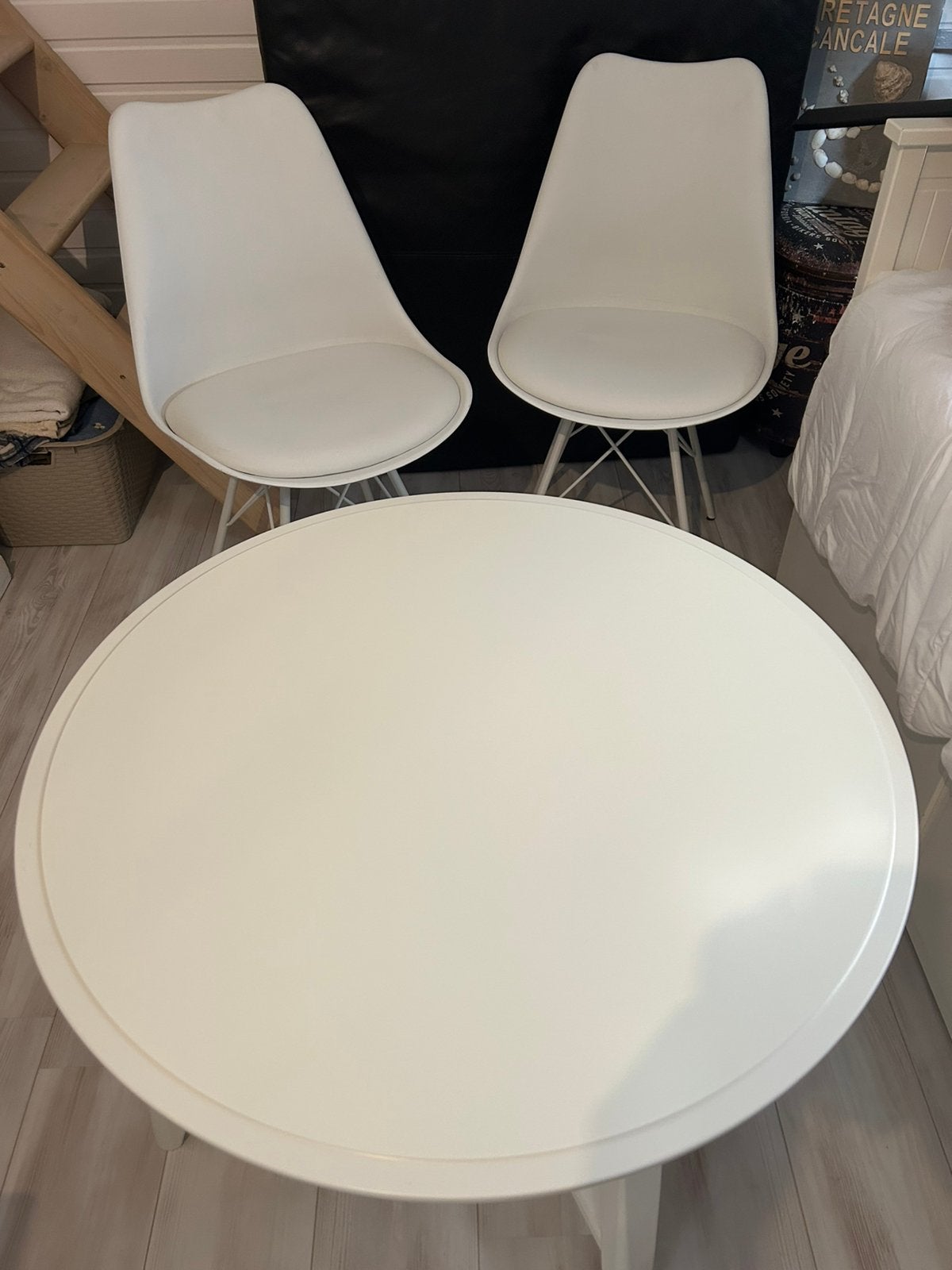 Stoelen & tafel, Huis en Inrichting, Tafels | Statafels, Zo goed als nieuw, Ophalen