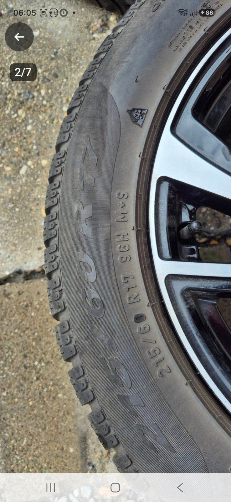 4 jantes et pneus renault captur 2, Enlèvement