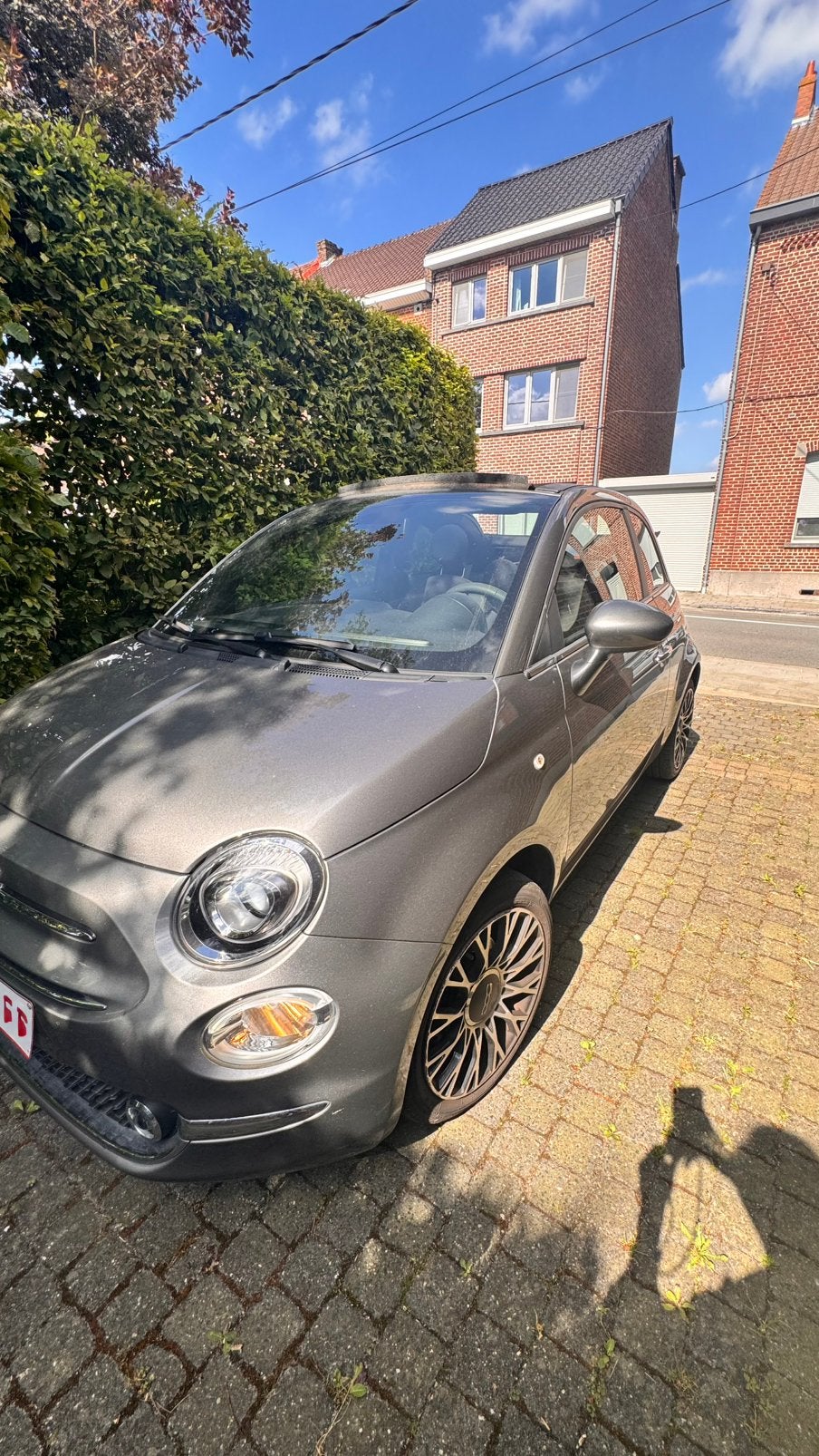 Splendide Fiat 500c Hybrid Cabriolet - Neuve 02/2024, Auto's, Automaat, Cabriolet, Android Auto, Leder