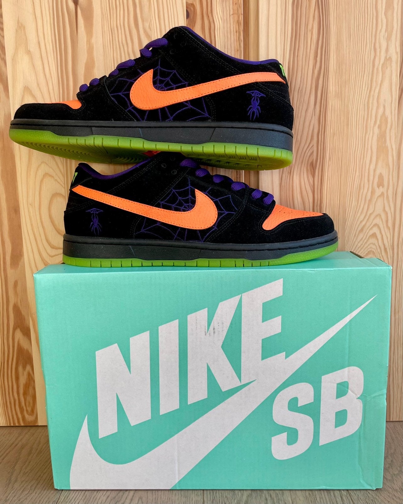Halloween Nike SB Dunk Low 'Night of Mischief' – size 44 🎃, Ophalen, Overige kleuren, Nieuw, Sneakers