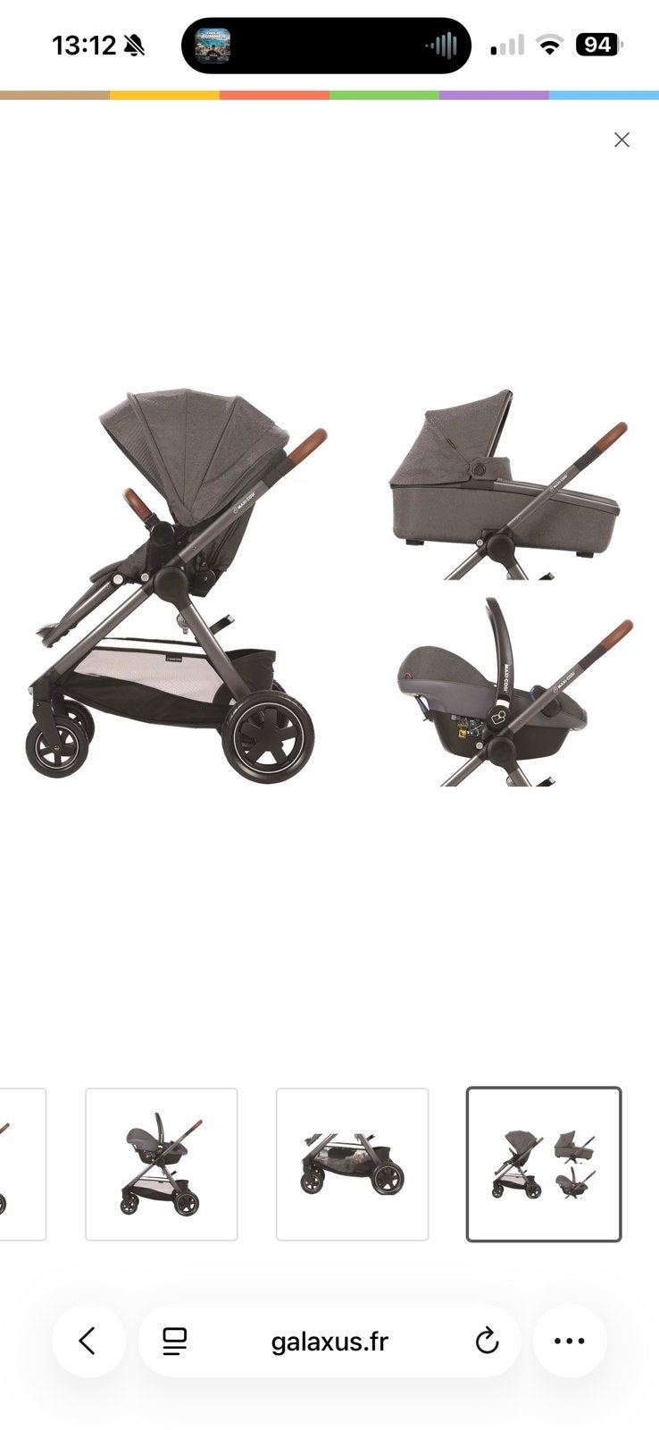Maxi Cosi Addora 3-in-1 kinderwagen, Kinderen en Baby's, Kinderwagens en Combinaties, Ophalen, Zo goed als nieuw, Kinderwagen