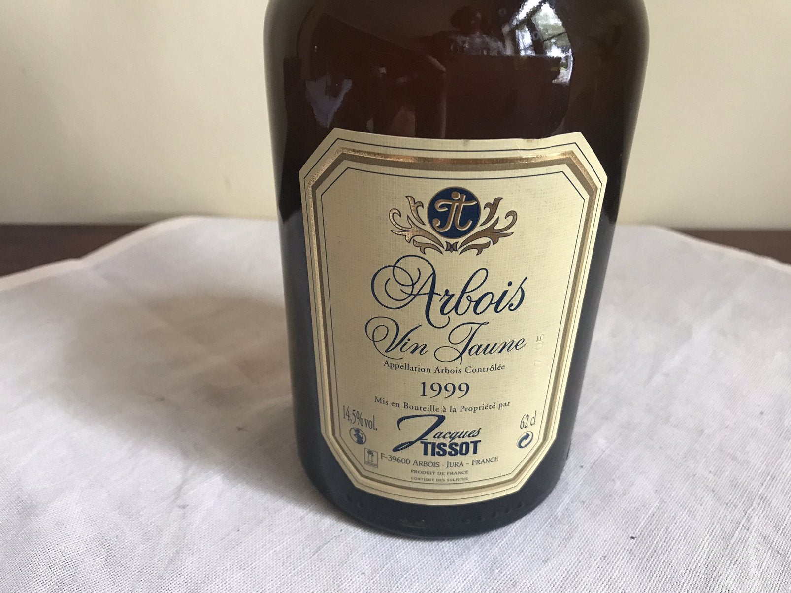 Vin jaune 1999 Jacques Tissot, Enlèvement ou Envoi, Comme neuf