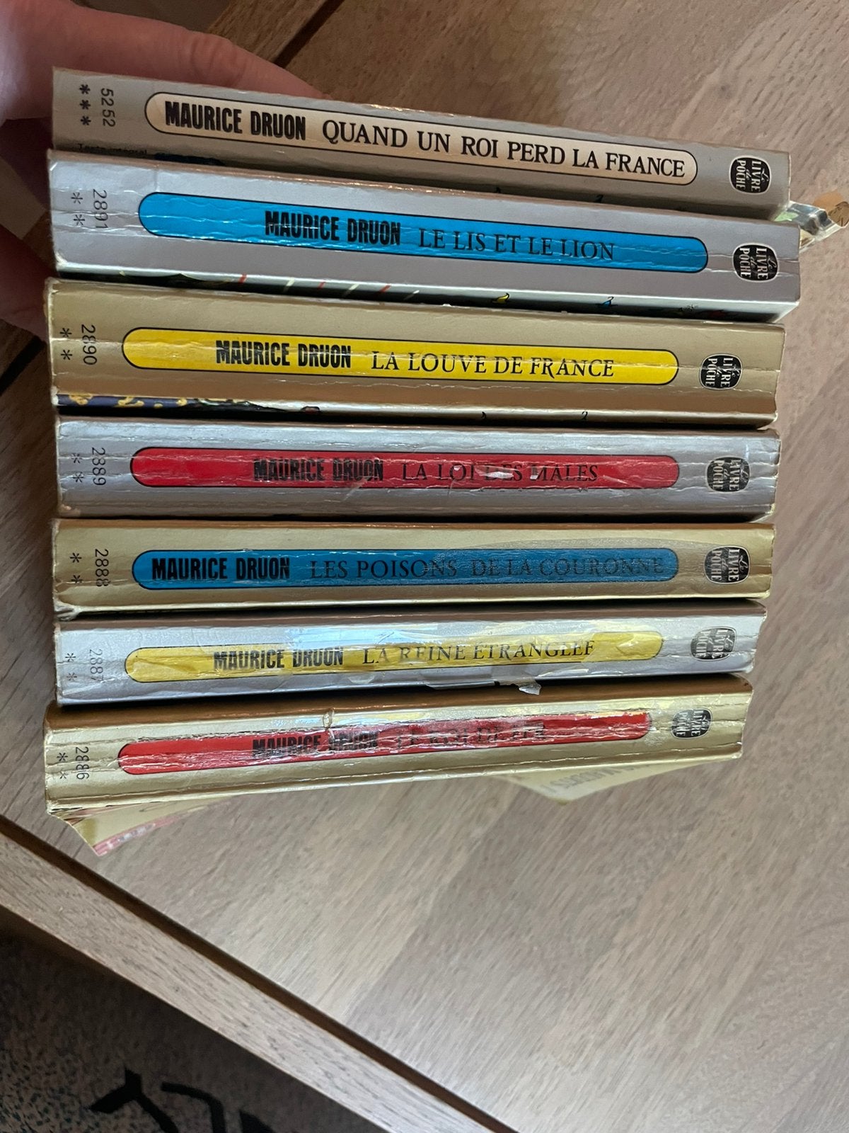 Lot de livres poches Les rois maudits, Ophalen, Gelezen, Overige